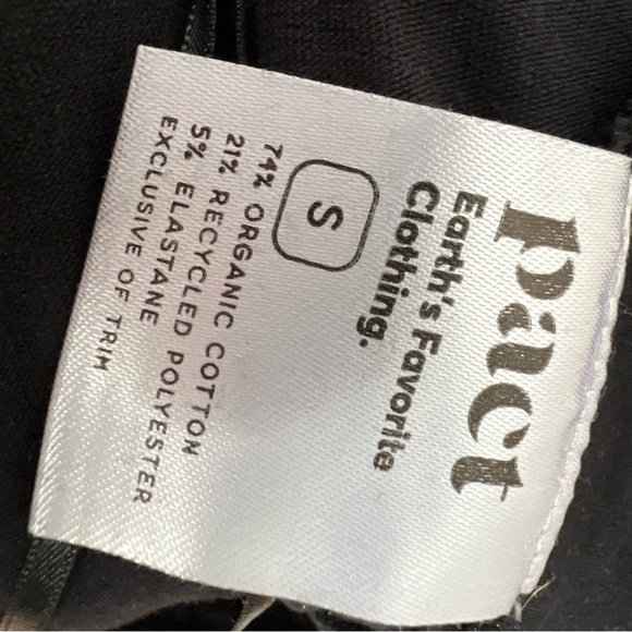 Pact Charlie Jumpsuit in Black Minimalist Preppy Organic Boho Comfy - Picture 10 of 10